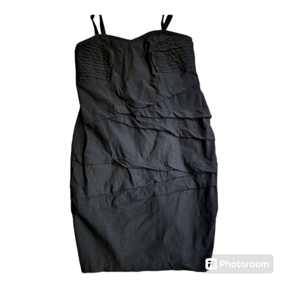 Torrid Womens Dress Solid Black zipper back Above Knee Sleeveless Womens Size 24 - Picture 1 of 6